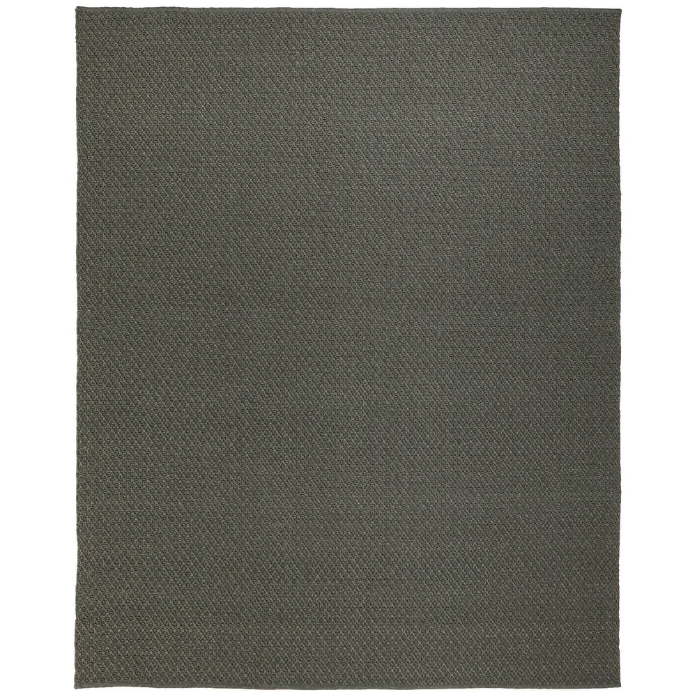 Grand Bazaar Faro Hand Woven Solid Modern Area Rug