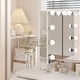 preview thumbnail 8 of 38, Luxurious LED Makeup Vanity with 9 Drawers Elegant Makeup Station