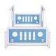 preview thumbnail 8 of 22, Classic Design Twin Size Car-Shaped Platform Bed with Wheels,Sturdy Pine Wood and Safety Guardrail