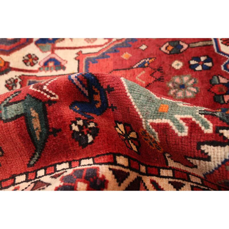 ECARPETGALLERY Hand-knotted Anadol Red Wool Rug - 6'6 x 9'9