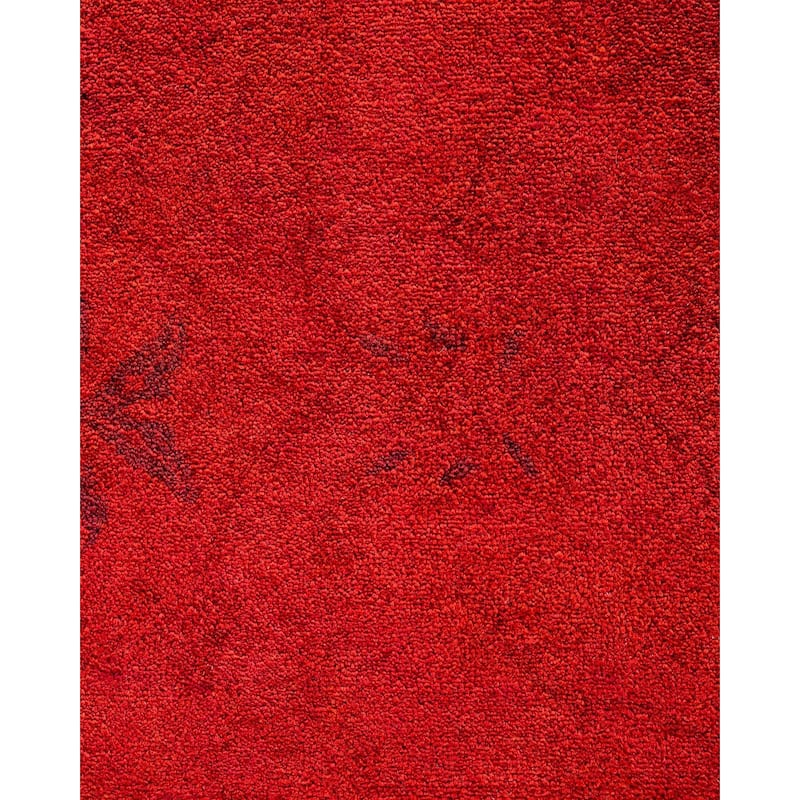 Vibrance, One-of-a-Kind Hand-Knotted Area Rug - Red, 5' 4" x 8' 1" - 5' 4" x 8' 1"