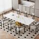 Option Himalayas White top/white&Black chair