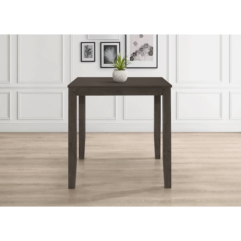 5-pieces Counter Dining Table and Chair - Table Only - Taupe