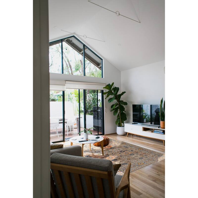 ECARPETGALLERY Hand-knotted Modern Oushak Taupe Wool Rug - 8'1 x 9'11