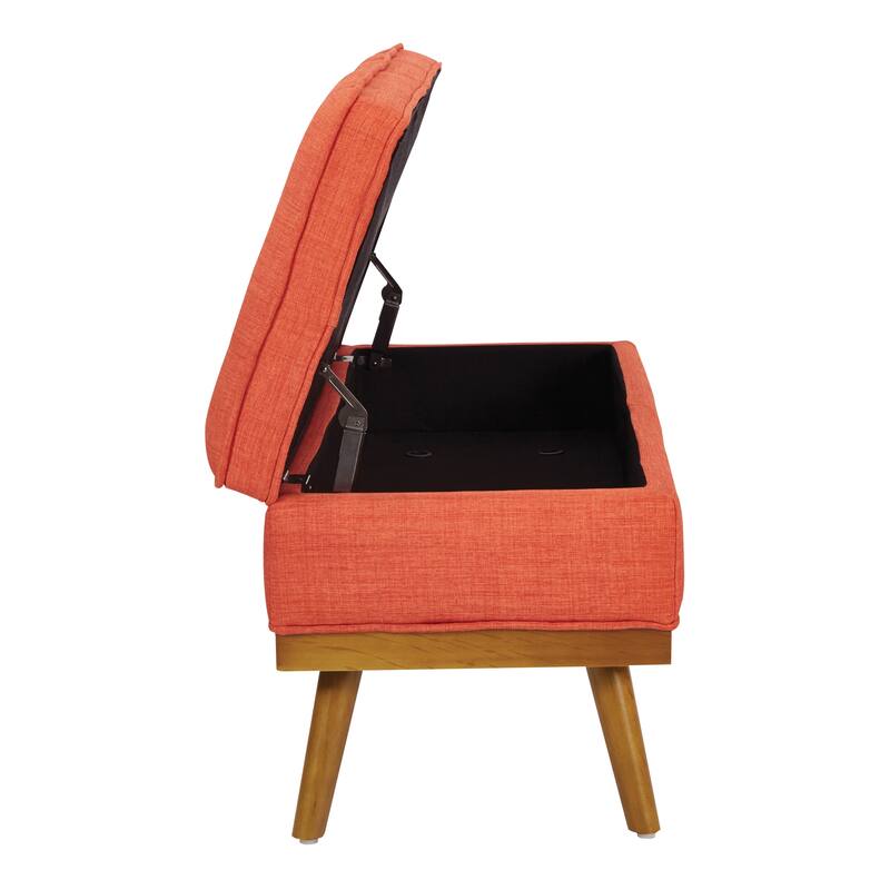 Carson Carrington Sastamala Mid-century Storage Bench