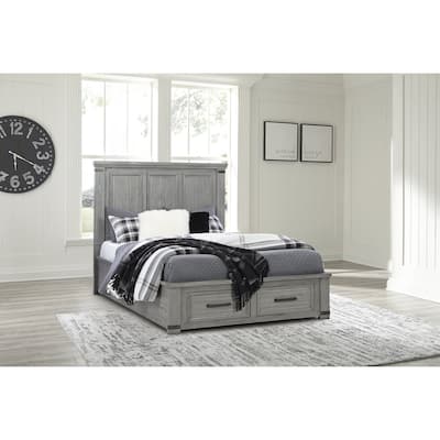 Signature Design by Ashley Russelyn Gray Storage Bed