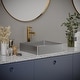 preview thumbnail 14 of 18, Karran Cinox Stainless Steel Square Vessel Sink
