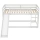 preview thumbnail 4 of 29, Space-saving Design Low Bunk Bed with Slide,Twin over Twin Bunk Bed with Convertible Slide and Ladder
