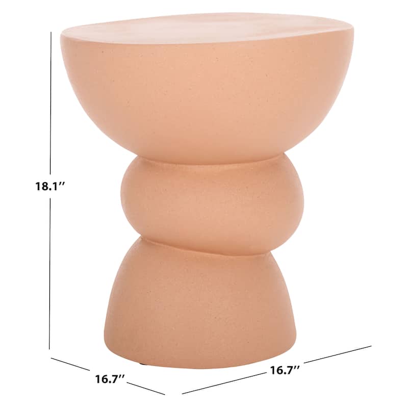 SAFAVIEH Erwin Accent Table (Fully Assembled) - 17"W x 17"D x 18"H