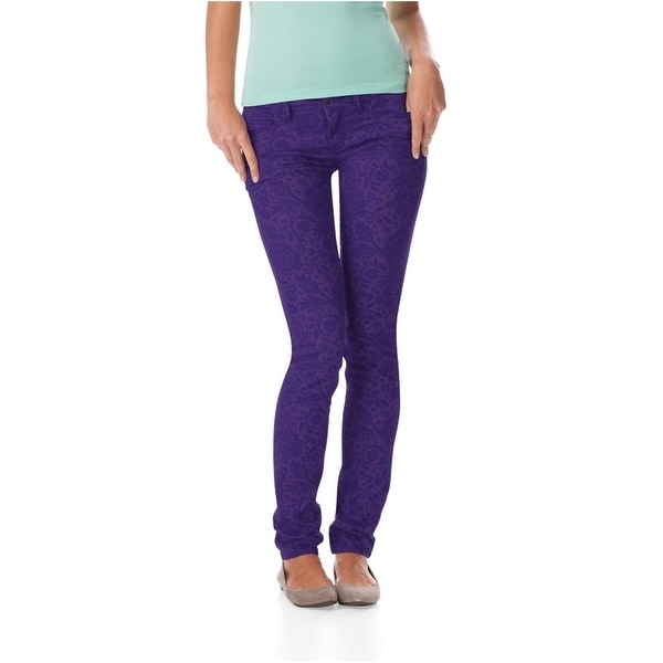 Purple jeans ladies clearance