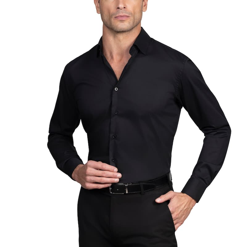 Lucky Brand Men's Stretch Slim Fit Dress Shirt