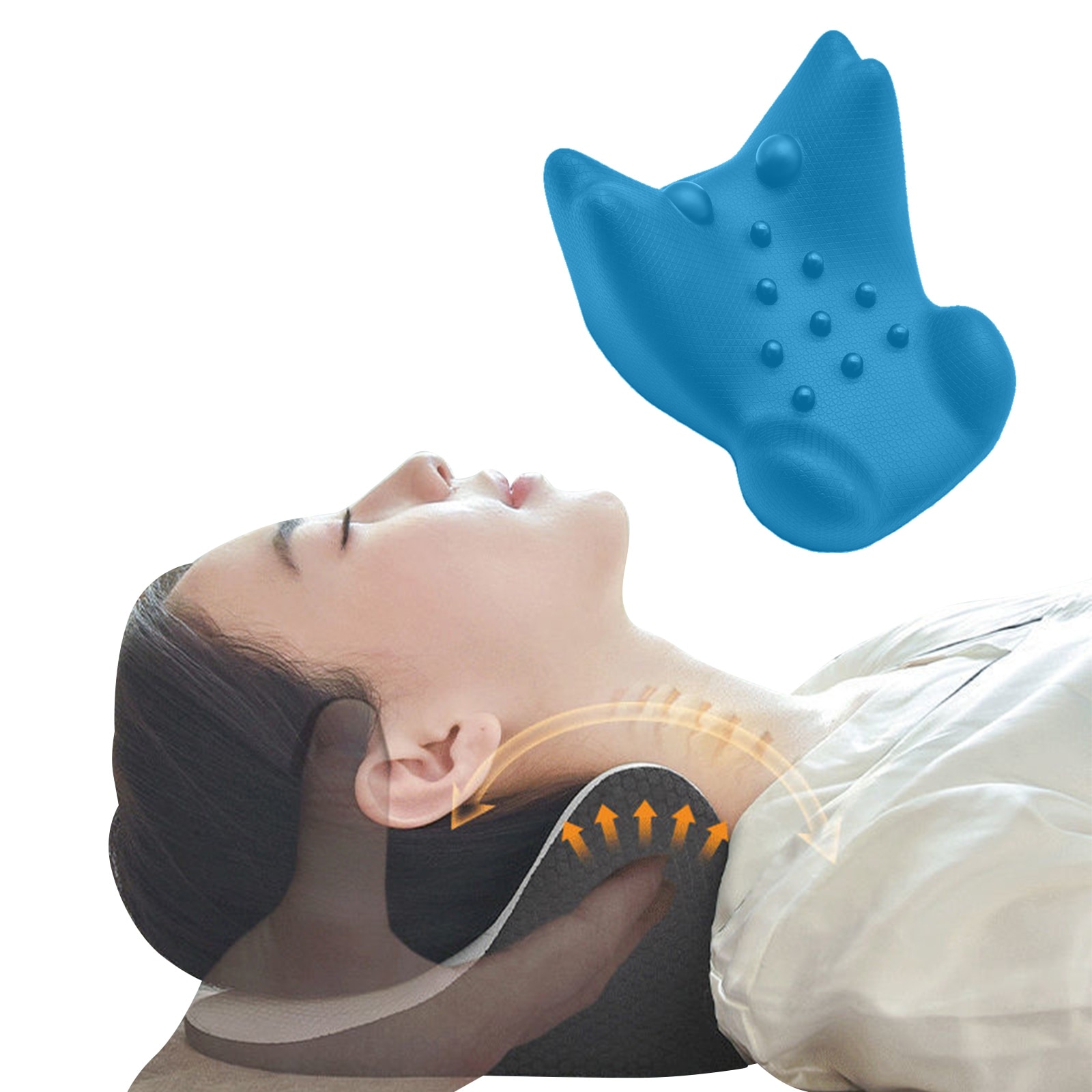 Cervical Pillow for Neck Pain Relief Ergonomic Orthopedic Neck Support Pillow for Side Back and Stomach Sleepers Grey Bed Bath Beyond 40208915