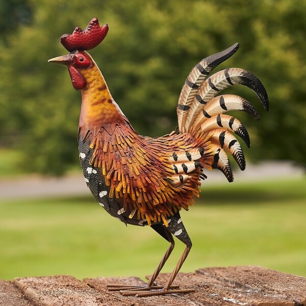 Striped Golden Iron Rooster. Opens flyout.