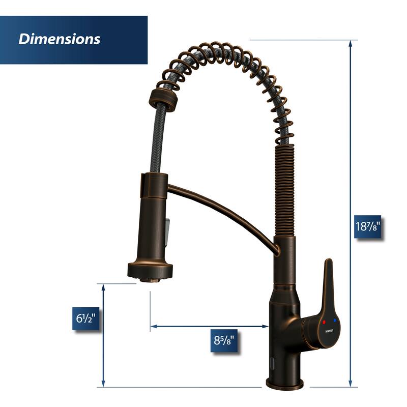 Karran Scottsdale Touchless Single-Handle Pull-Down Sprayer Kitchen Faucet