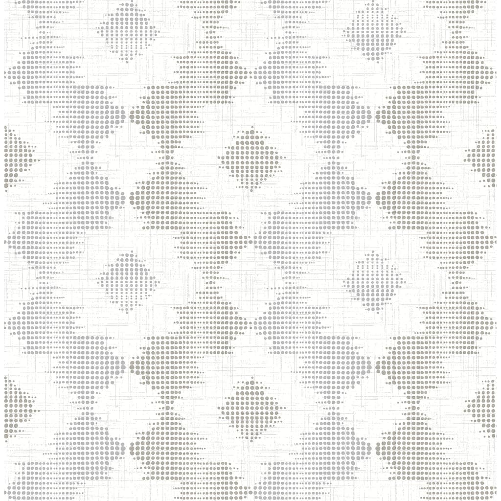 A-Street Prints Babylon Metallic Abstract Floral Wallpaper