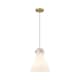 Option Brushed Brass / Matte White