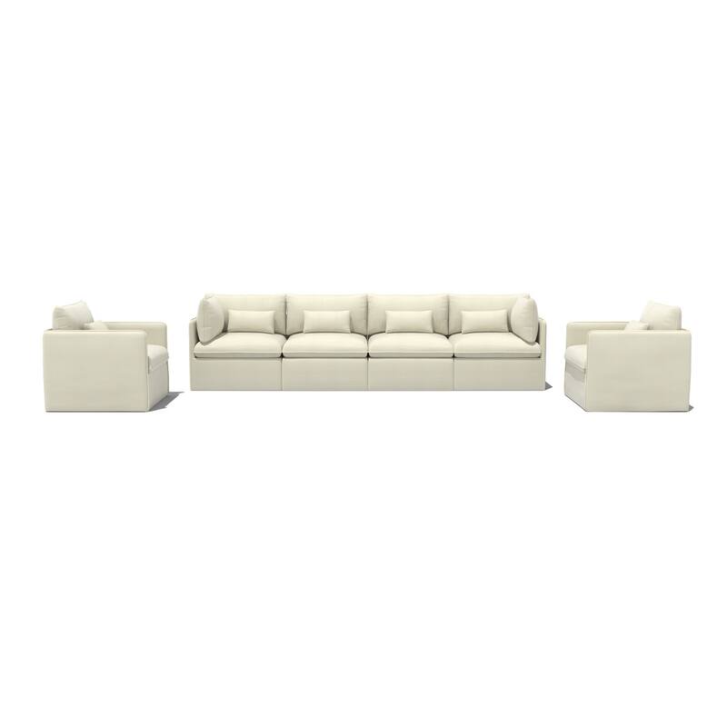 Simon 6pc Multi-Chair Seating Set