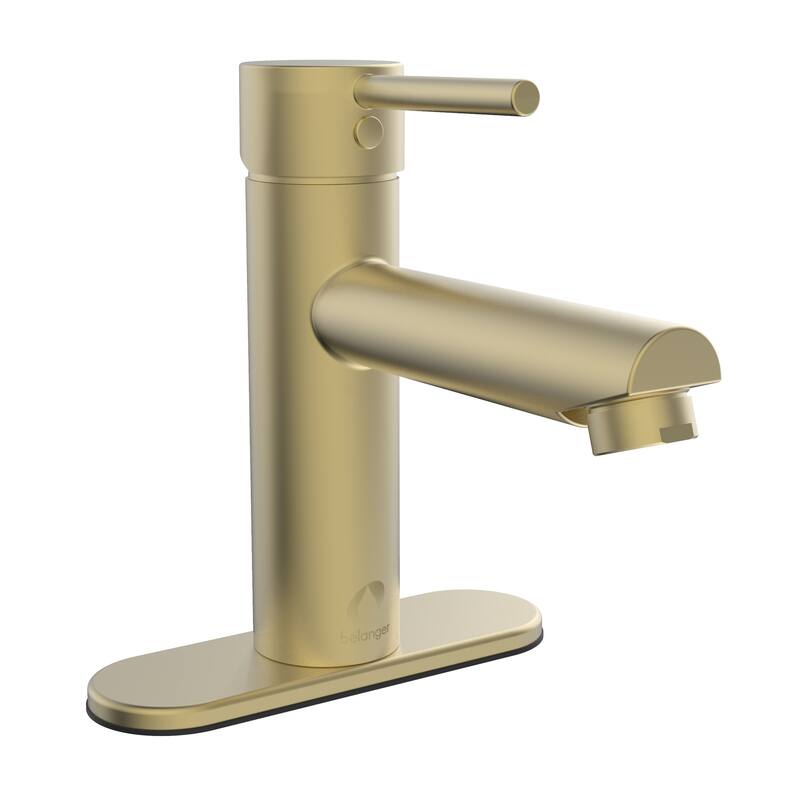 Belanger Single Handle Bathroom Faucet with Drain