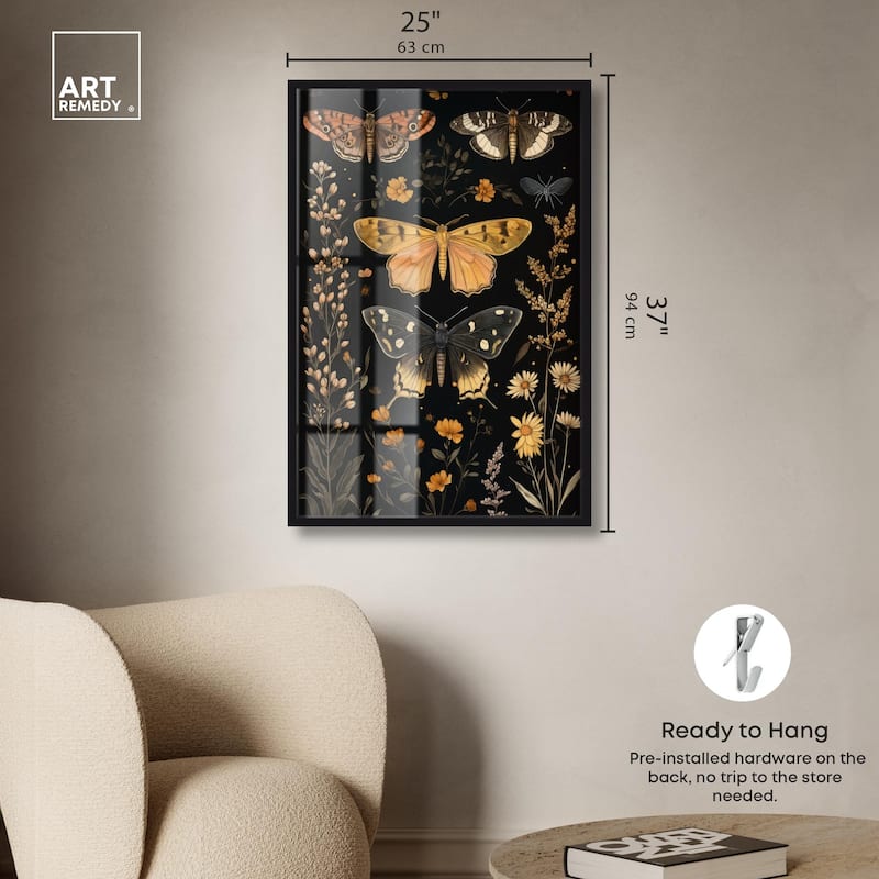 Winged Visitors II Shadowbox by Art Remedy