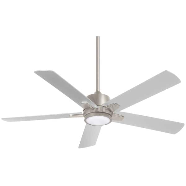 slide 2 of 3, Minka Aire Stout 5 Blade 54 Inch Ceiling Fan With LED Light Kit