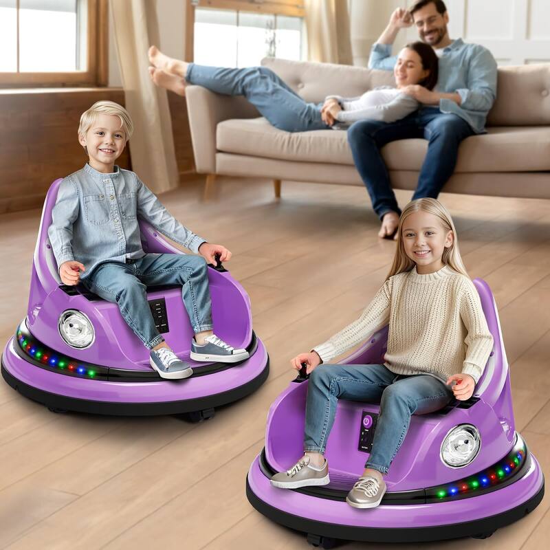 12V Bumper Car Ride On Toys for Kids & Toddlers with Remote Control