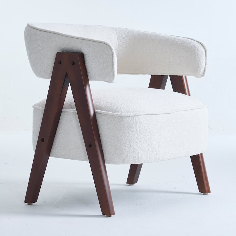 Modern Accent Chair, Armchair with 8.7" Thick Seat Cushion for Living Room