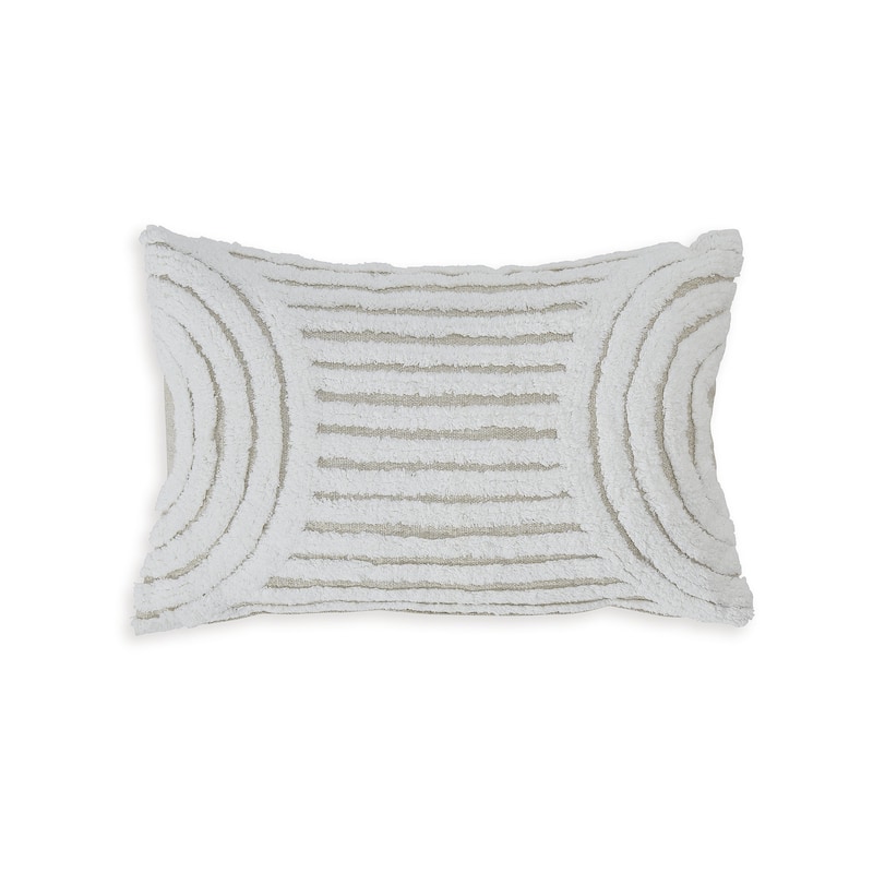Signature Design by Ashley Farissen White/Beige Pillow