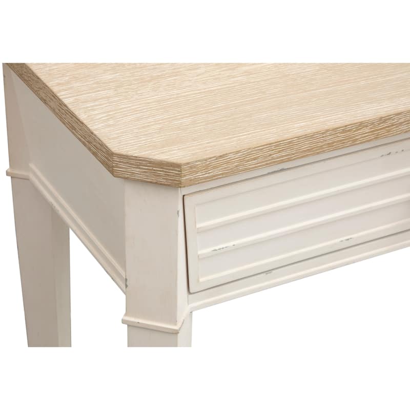 Salt Life Home Echo Isles Sea Pearl And Driftwood Rectangular End Table - 24''W x 26''D x 25''H