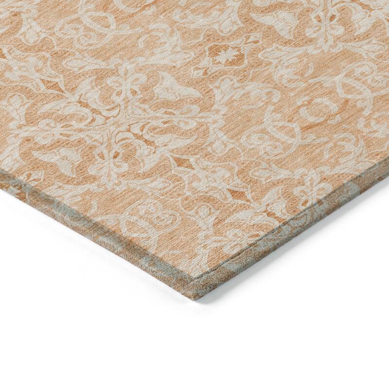 Machine Washable Indoor/ Outdoor Chantille Traditional Medallions Rug