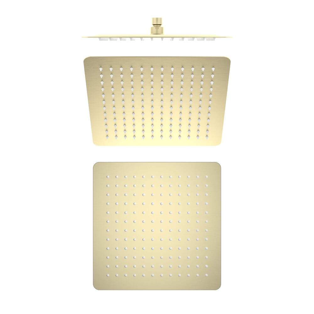 Cube 12" Metal Ultra Thin Profile Rain Shower Head 1.75 GPM