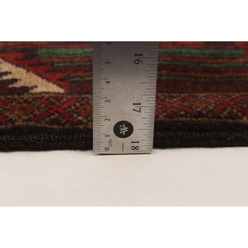 Teimani Brown Rug 3'10" x 6'7" - 3'10 x 6'7