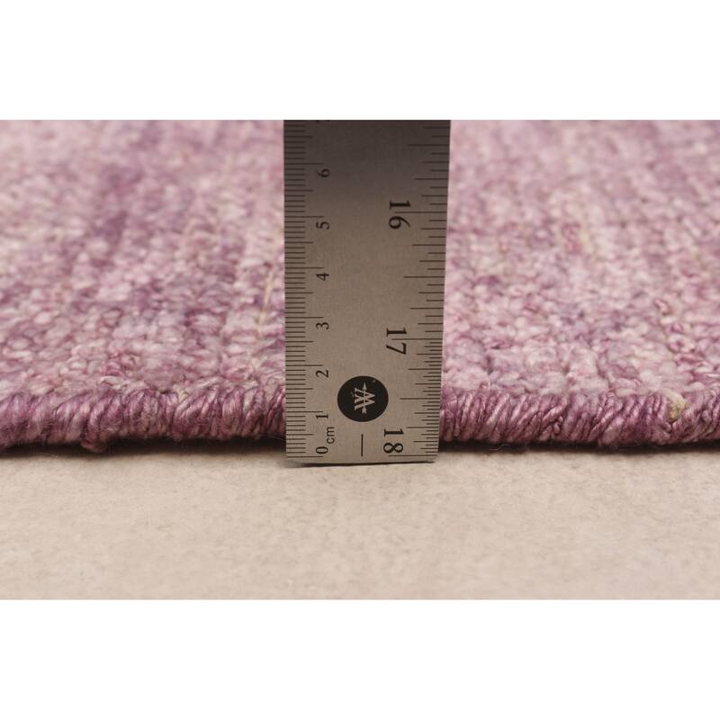 ECARPETGALLERY Hand-knotted Loreto Violet Silk Rug - 9'9 x 14'7