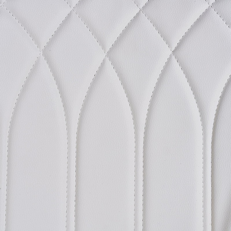 Javlergo 360° Swivel Rolling Chair Adjustable Height Modern Accent Chair with Silent Wheels for Living Room Office Guest Seating