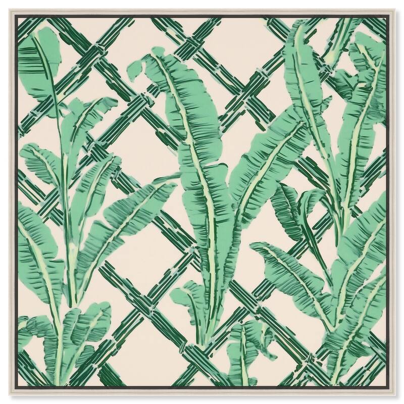Vibrant Squiggles Canvas by Art Remedy - Silver - 30" x 30"