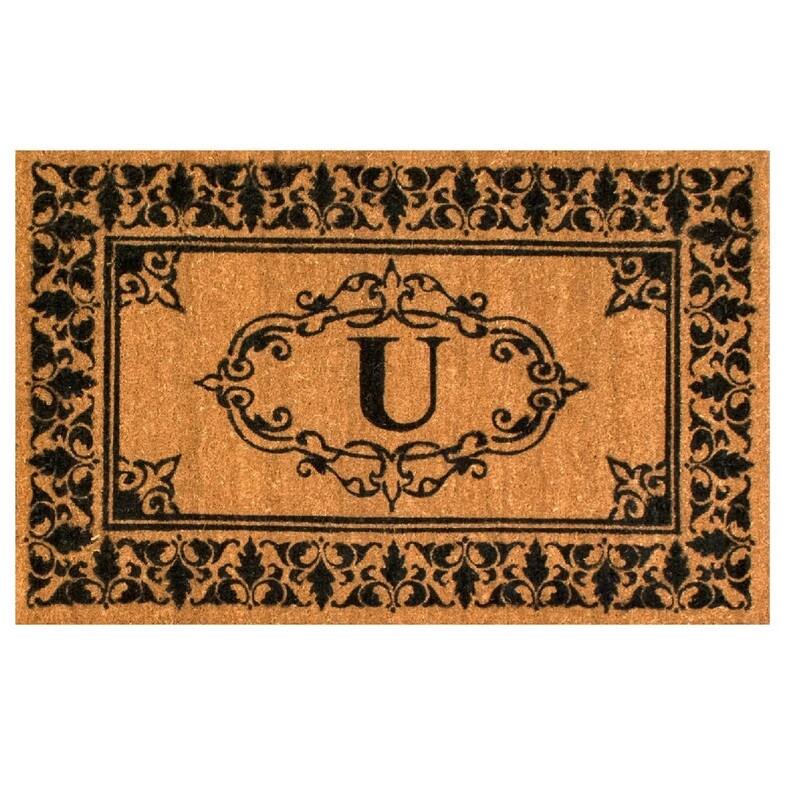 Nuloom Estate Monogrammed Welcome Door Mat