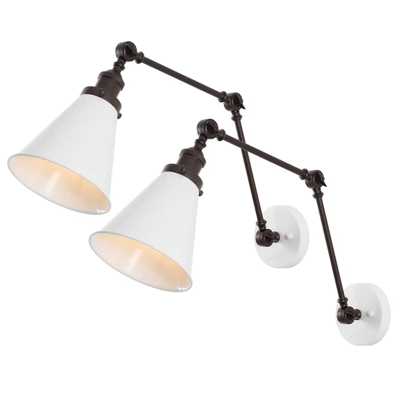 Rover 7" Adjustable Arm Metal LED Wall Sconce by JONATHAN Y