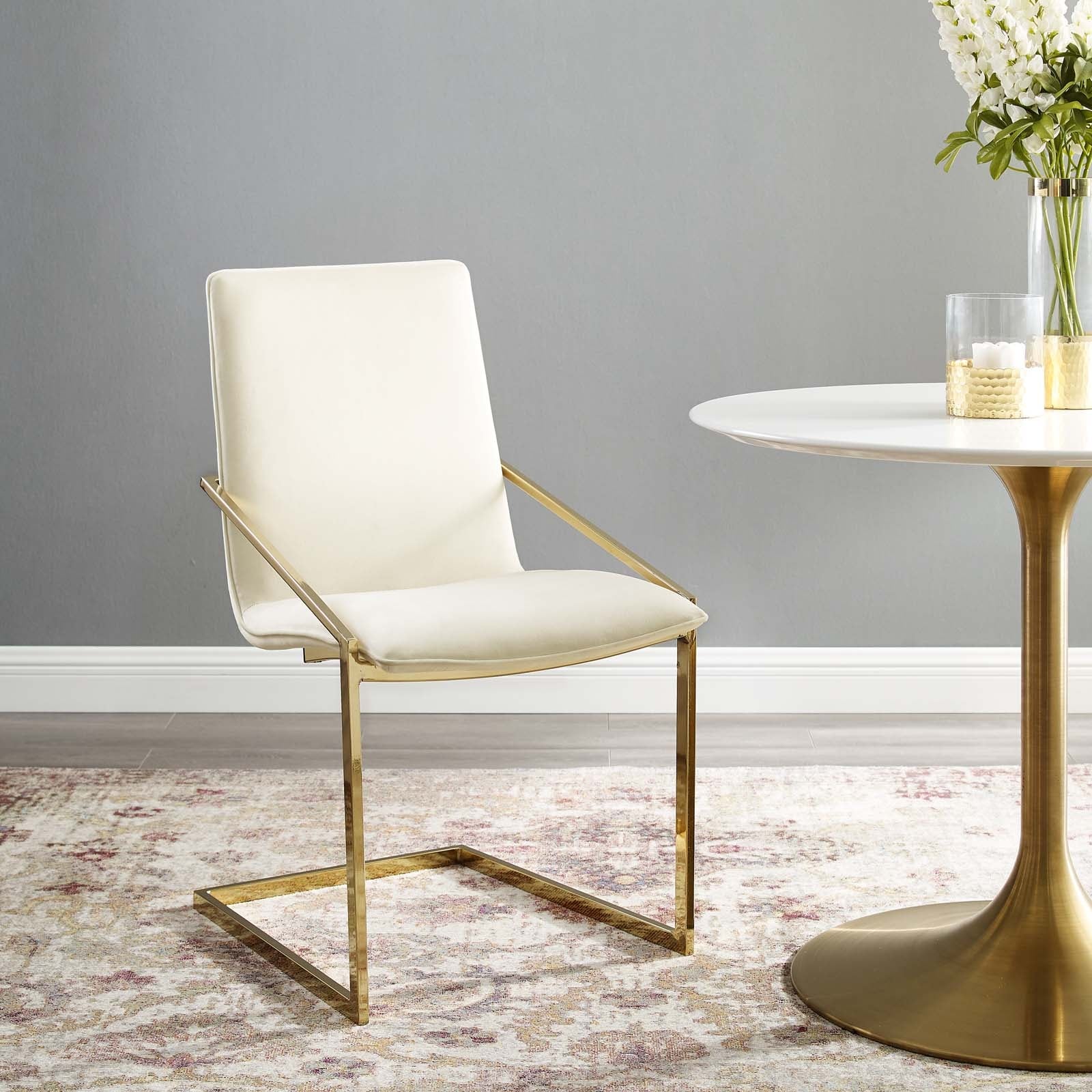 Silver orchid velvet chair sales