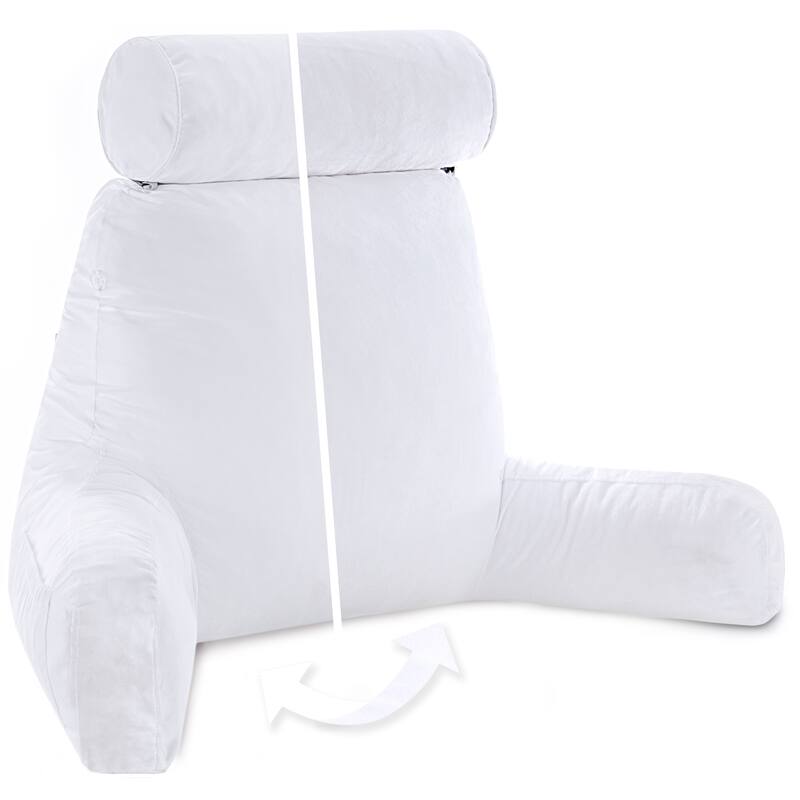 Husband Bedrest Micro-Suede Reading Pillow