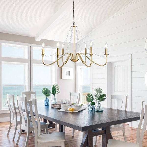 Farmhouse 6 Lights French Country Chandelier for Kitchen Island Dining Room On Sale Bed Bath Beyond 39835973