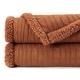 preview thumbnail 19 of 39, Chanasya Cable Knit Throw Blanket With Reversible Sherpa