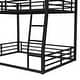 preview thumbnail 14 of 14, Metal Black Bunk Bed for Teens and Adults