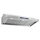 preview thumbnail 8 of 10, Cosmo 48 in. Ducted Under Cabinet Range Hood with Touch Controls, Permanent Filters, 4-Speed Fan, LED Lights in Stainless Steel