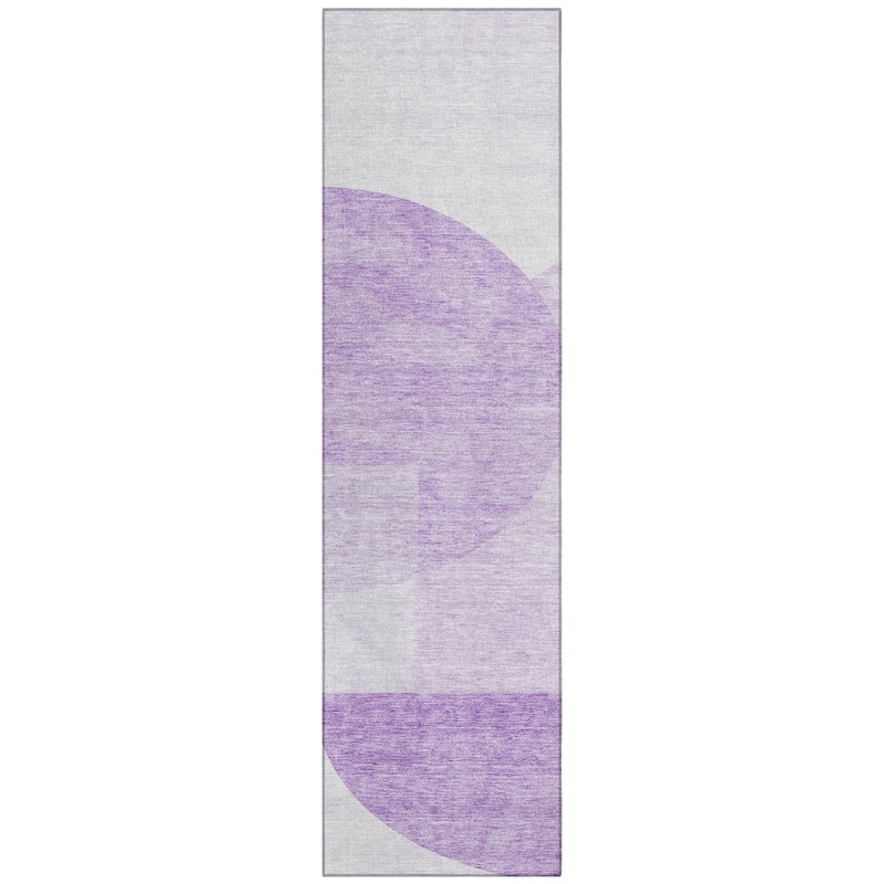Machine Washable Indoor/ Outdoor Chantille Contemporary Modern Rug