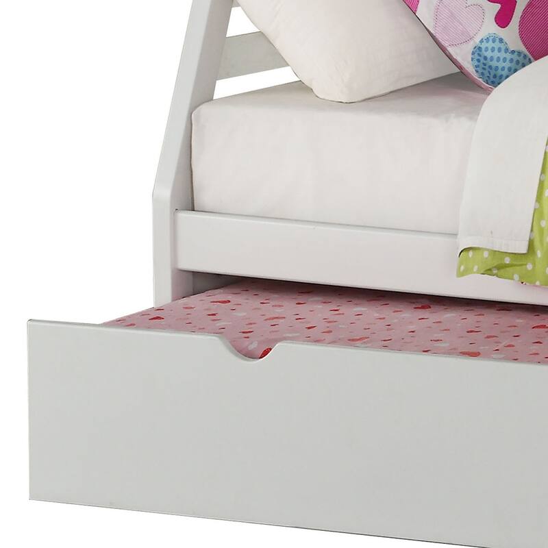 Farley Twin Over Full Bunk Bed with Storage Ladder and Trundle