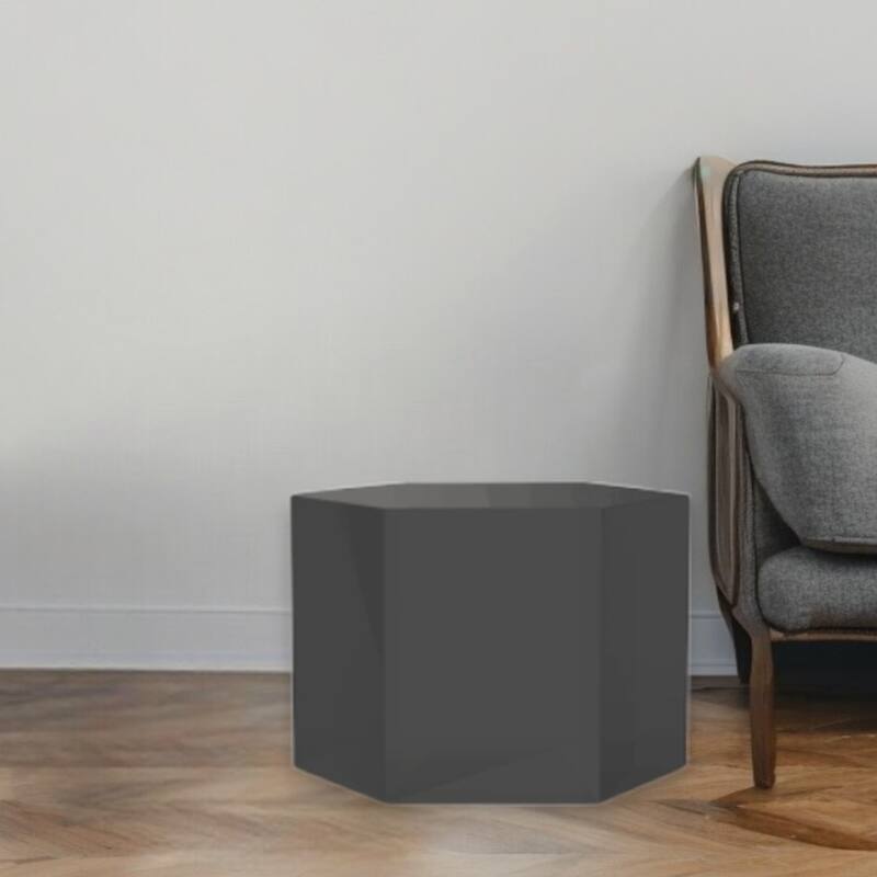 HomeRoots 9" Gray Wood End Table - 14.5' X '9' X '12.5 - Gray - Wood