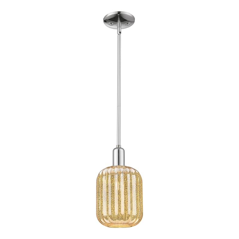 Innovations Lighting 716-1S-12-7 Preston Pendant Preston 7" Wide Mini - Polished Chrome / Mercury