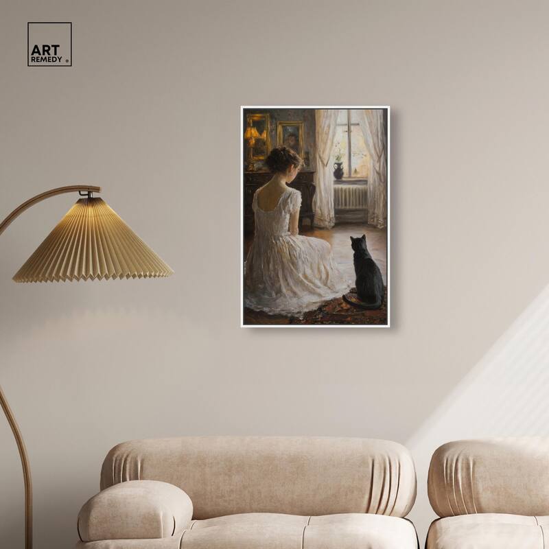 Her Faithful Companion Canvas by Art Remedy