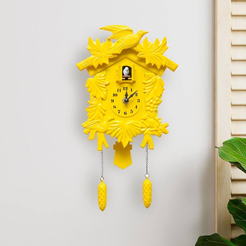 Walplus Yellow Cuckoo Clock DIY Art Home Decoration Home Decor Idea