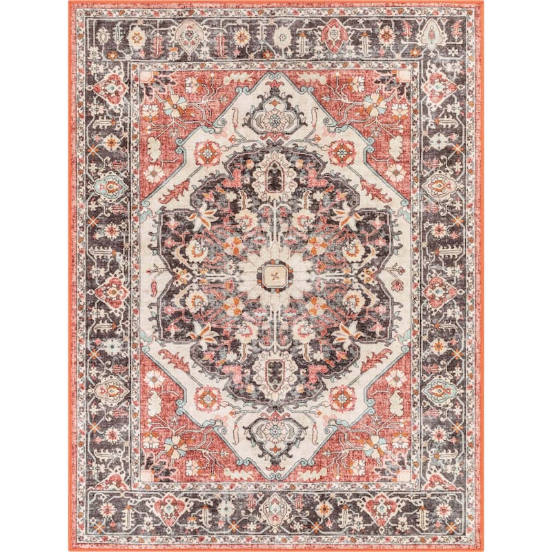 Well Woven Kings Court Zazzu Traditional Medallion Oriental Area Rug