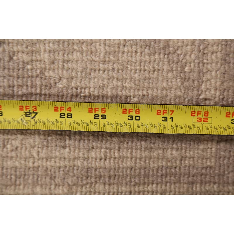 Vegetable Dye Nepalese Abstract Oriental Area Rug Handmade Wool Carpet - 6'3" x 9'4"